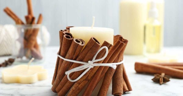Homemade Non-Toxic Cinnamon Candle Recipe