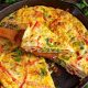 Crispy Potato-Crusted Vegetable Frittata