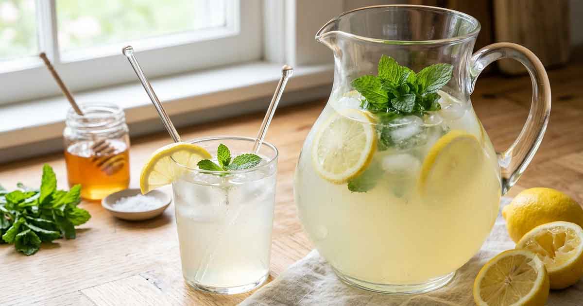 Homemade Electrolyte Lemonade